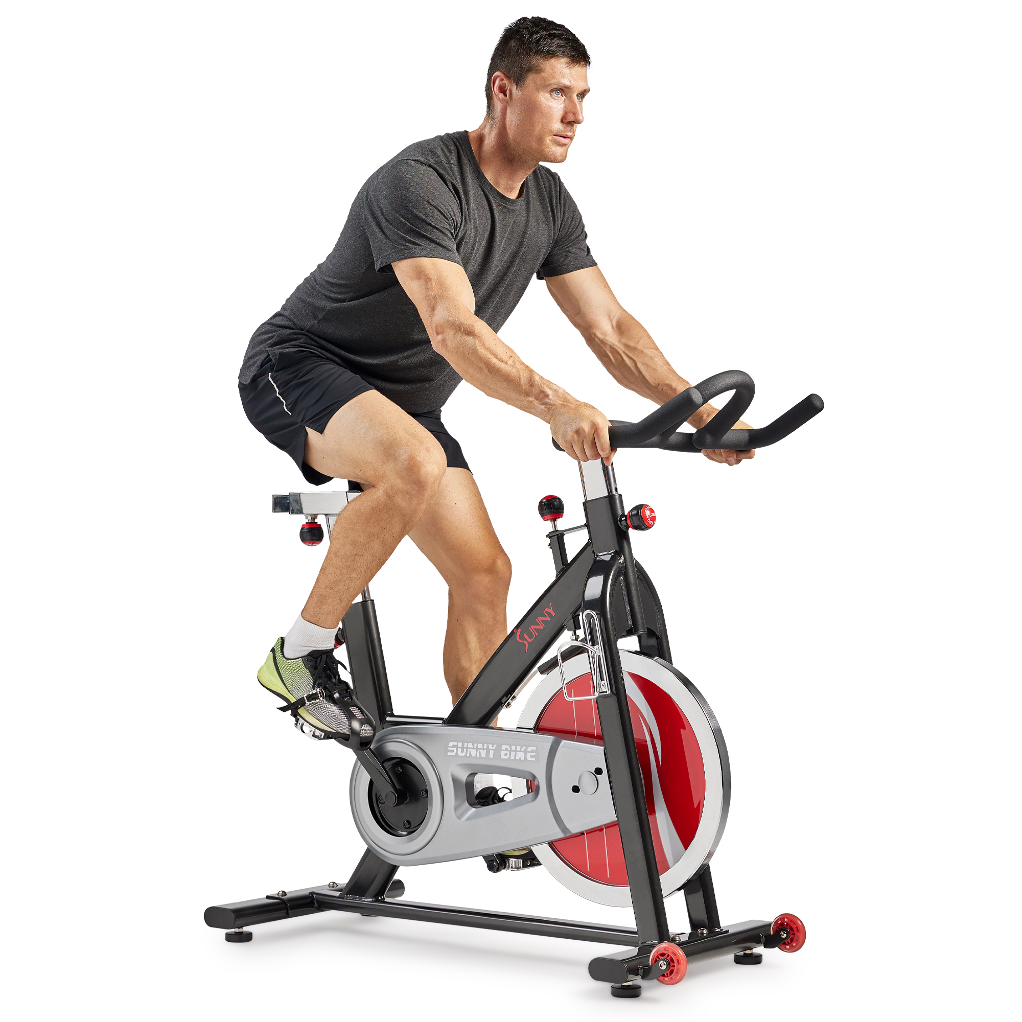 Sunny Health & Fitness Indoor Cycling Exercise Bike Workout Machine Belt Drive - SF-B1002 - image 4 of 9