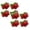 A537 A 17.7x13.0x2.8" 8Pack, variant on 8Pcs Geraniums Bundles Full Silk Flower Geranium Bush Red Color For Home Garden Wedding Indoor Outdoor Artificial flowers
