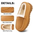 thumbnail image 2 of Berhood Boys & Girls Moccasin Memory Foam Kids House Slippers - Nonslip Indoor & Outdoor, 2 of 5