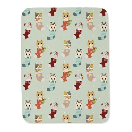 Cats In Socks Christmas Blanket -Image by Shutterstock,