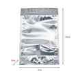 thumbnail image 3 of 100 Pieces Resealable Smell Proof Bags - 3.6 x 5.6 Inches Foil Pouch Bags锛?Flat Clear Food Storage Bags Plastic Packaging Foil Mylar Bags for Party Favor Food Storage (A), 3 of 3