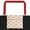 Red, variant on All-Over Print Large Tote Bag (Black)