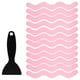 thumbnail image 2 of Kearding Adhesivo antideslizante Piso Bañera Anti-skip Calcomanía Hogar Baño Cocina PEVA S Forma Cinta rosado, 2 of 6