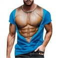thumbnail image 2 of Birdeem T-Shirt à Manches Courtes pour Homme, Mode, Imprimé Homme Musclé, Mode, Entraînement Physique, Col Rond, 2 of 12