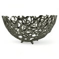 thumbnail image 3 of 11.5 inch Nickel Decorative Metal Candle Holder by 90210 Kitchen and Bath, 3 of 4