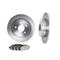 thumbnail image 2 of KarParts360 For BMW 740i 1995 Brake Rotor Set Rear | Excluded Calipers | Plain Rotor Style, 2 of 4