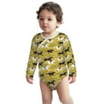 thumbnail image 2 of Xecao Horsemen In Horseraces Print Baby unisex-baby Cotton Long-sleeve Bodysuits-3 Months, 2 of 6