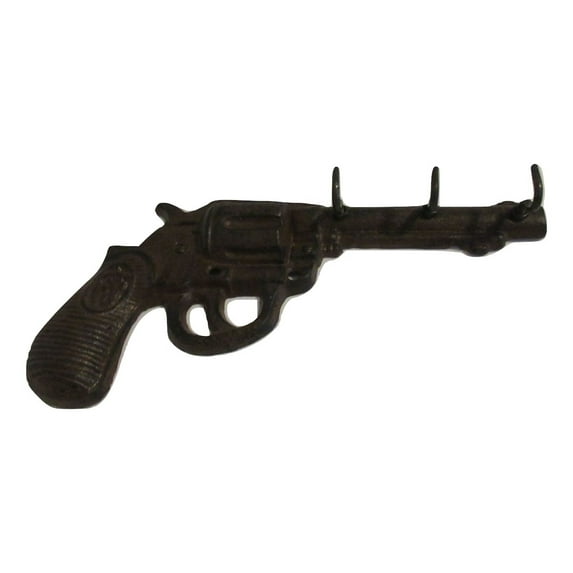 Cast Iron Hand Gun Key Rack