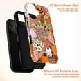 thumbnail image 4 of Retro Halloween Collage iPhone Case for iPhone 16 15 14 13 12 11 Pro Max Plus Mini – Cute Spooky Autumn Skeleton Ghost Pumpkin Protective Phone Cover, 4 of 6