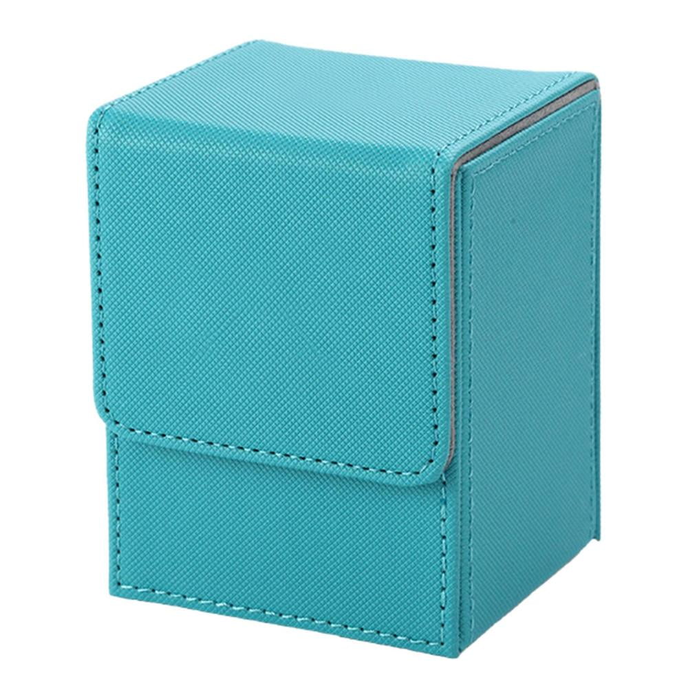 PU Leather Deck Card Boxes Magnetic Card Storage Box Ultraman Card