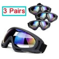 thumbnail image 1 of LELINTA 3 Pairs Ski Goggles, Skate Glasses Over Glasses Winter Snow Outdoor Sports Skiing Snowboard Goggles with Anti-Fog, 100% UV, Helmet Compatibility for Unisex Women Men, 1 of 6