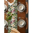 thumbnail image 5 of Palm Leaves Table Runner Summer Botanical Tropical Plants Rustic Tablerunners 18 x 72 Inch, Table Decorations Tabletop Scarf for Summer Gathering Holiday Farmhouse Kitchen Dining Decor, 5 of 6