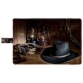 thumbnail image 4 of PKQWTM American West rodeo cowboy black felt hat Book Cover Book Protector Book Sleeve Book Pouch Book Bag 6x9 inch, 4 of 4