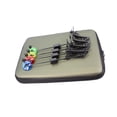 thumbnail image 2 of figatia 4 Pieces Carp Fishing Swingers Fishing Tackle with Carry Box Fishing Drop Off Indicator Fishing Accessories for Night Fishing 4 Color, 2 of 8
