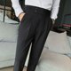 thumbnail image 2 of Pantalones holgados de negocios de sastrería social para hombres Pantalones de traje ajustados para hombre Ropa de primavera Ropa de lujo coreana Reseñas Muchas, 2 of 5