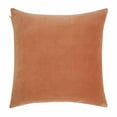 thumbnail image 5 of Beautiful 20" x 20" Burnt Orange Stripe Velvet Decorative Pillow by Drew Barrymore, 5 of 5