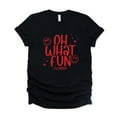 thumbnail image 3 of S.W.Smiley Oh What Fun Sparkle - Womens Short Sleeve Tee, 3 of 11