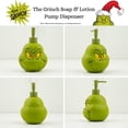 thumbnail image 4 of Dispensador de jabón navideño Franco Grinch de resina, 540 ml, 4 of 6