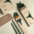 thumbnail image 5 of Leor & Lair Green Taper Candles - 4 Pack 10" Candlesticks for Christmas, Home Decor, Dinner & Events, 5 of 6