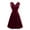 Red, variant on TSADFHJI Long Skirts for Women Winter Plus Retro Dress Part Small Dress Velvet Sleeveless Bow Drawstring Waist Wrap Dress S Black
