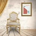 thumbnail image 3 of Wride, Linda 17x24 Gold Ornate Wood Framed with Double Matting Museum Art Print Titled - Pastel pinks and blues, 3 of 4
