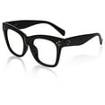 thumbnail image 7 of MARE AZZURO Oversized Reading Glasses Women Big Square Readers 1.0 1.5 2.0 2.5 3.0 3.5 (Black, 3.50), 7 of 7