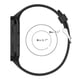 thumbnail image 4 of Correa de pulsera de silicona para reloj Garmin Forerunner 35/30 (negro), 4 of 8