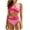 Red D, variant on Enjoytime Bikini Sets for Women Printed V-Neck Tummy Control 2 Piece Swimsuit 2026 Summer Modest Bathing Suit
