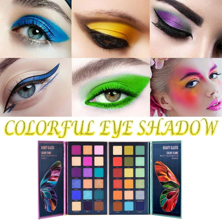 SDJMa Eyeshadow Palette-18-color Eye Shadow Tray Three-dimensional Shape Easy To Color Cos Makeup Stage Makeup Gorgeous Eye Shadow SDJMa Eyeshadow Palette-18-color Eye Shadow Tray Three-dimensional Shape Easy To Color Cos Makeup Stage Makeup Gorgeous Eye Shadow