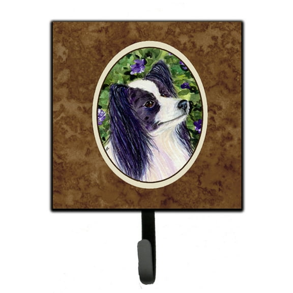 Carolines Treasures SS8896SH4 Papillion Leash Holder or Key Hook, Small, Multicolor