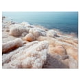 thumbnail image 2 of Crystallized Salt on Dead Sea Beach - Extra Large Seashore Canvas Art, 2 of 3