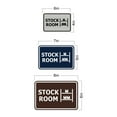 thumbnail image 5 of Classic Framed Stock Room Sign (Blue) - Large, 5 of 6
