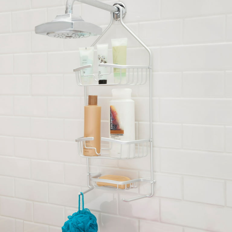 Parosan Shower Caddy, 3 Tier Adjustable Aluminum Bathroom Hanging
