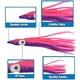 thumbnail image 5 of PRO BEROS - 5 señuelos luminosos suaves con forma de pulpo, de 5 a 12 cm, de silicona, para pesca al curricán, pesca con curricán, pesca con calamar y jigging, 5 of 5