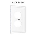 thumbnail image 4 of Kll Blue Shells Wall Plate,Gloss Finish,Standard Size 1 - 5" X 3", Polycarbonate Thermoplastic,Electric Receptacle Plug Covers, 4 of 8