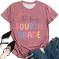 thumbnail image 1 of LUOGENLI T-shirts pour Femme pour Femmes T-Shirt Décontracté à Lettres à Col Rond à Manches Courtes T-Shirt Haut T-shirts pour Femmes T-shirts Graphiques T-shirts de la Saint-Valentin pour Femmes T-shirts Graphiques T-shirts de la Saint-Patrick S, 1 of 2