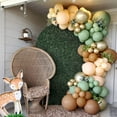 Yansion DIY Balloon Arch Kit, Retro Olive Green Balloon Garland Kit ...