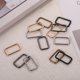 thumbnail image 4 of Uxcell 18Pcs Hebillas Rectangulares de Metal, Anillos de Cinta Cuadrada de 4/5" x 1 2/7" para Camping, Perros, Equipaje, Multicolor, 4 of 6
