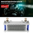 thumbnail image 4 of Oil Cooler Engine Oil Cooler Radiator Motorcycle 65ml Oil Cooler Engine Oil Cooling Radiator System Kit For  GY6 Engine Silver, 4 of 8