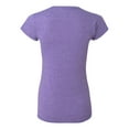 thumbnail image 2 of Gildan T-Shirt Softstyle pour Femmes, G, Violet Chiné, 2 of 2