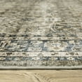 thumbnail image 5 of Avalon Home Sebastian Vintage Bordered Charcoal Grey/ Blue Washable Indoor Area Rug, 5 of 13