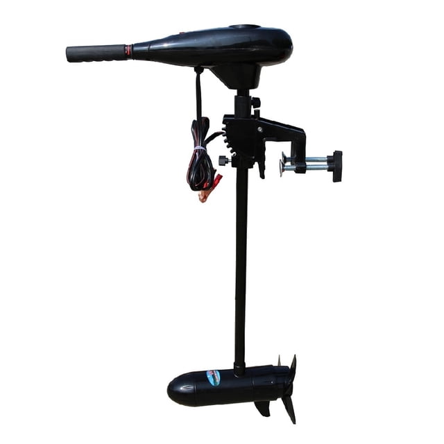 DC 12V 60LBS Inflatable Boat Electric Trolling Motor, Fishing Kayak Engine, Outboard Propeller with Accessories ,Easy to Install