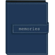 Pioneer 4x6 Magnetic Strap Album Emroidered Memories Blue Holds 36 Photos