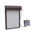 thumbnail image 4 of Puerta automática para gallinero con energía solar, abridor automático de puerta para gallinas con sensor de luz, temporizador y control remoto, color marrón, 4 of 14