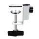 thumbnail image 1 of Abrazadera de montaje de mesa Soporte para cámara Abrazadera de soporte práctica a prueba de golpes protectora Blanco, 1 of 9