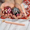 thumbnail image 4 of 4pcs 0.3mm Hot Crayons Wooden Handle Painting Pens Easter Egg Decoration Kit Candle Painting Supplies, 4 of 5