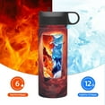 thumbnail image 6 of Uemuo Shark Underwater Vortex Print 18oz Sports Insulated Kettle, Water Bottle, Outdoor Sports Bottle, Insulated Hydration Bottle with Handle & Flip Straw, 6 of 8