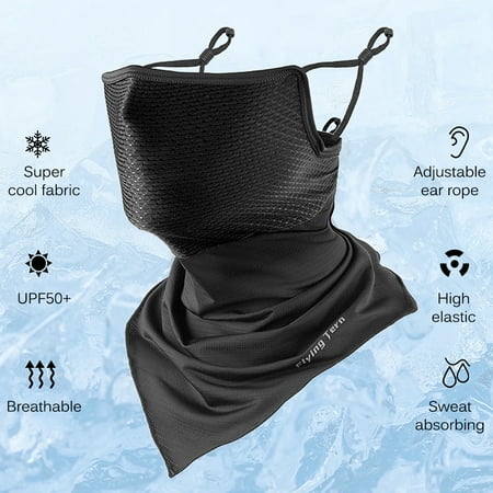 Muffler Sun Scarf Bandana Breathable Cover Summer Qudai Breathable Summer Muffler Hxber
