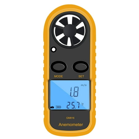 Clearance!BENETECH Digital Anemometer Wind-Speed Gauge Meter LCD Handheld Airflow Windmeter Thermometer