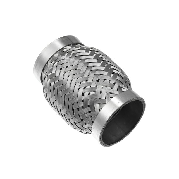 Unique Bargains 2"x4" Auto Exhaust Flexible Pipe Tubing Universal Exhaust Joint Stainless Steel